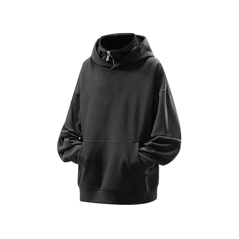 Sudadera holgada con capucha de algodón para hombre