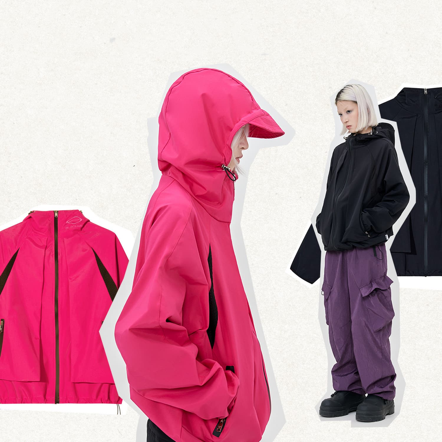 Chaqueta deportiva para hombre impermeable y cortavientos