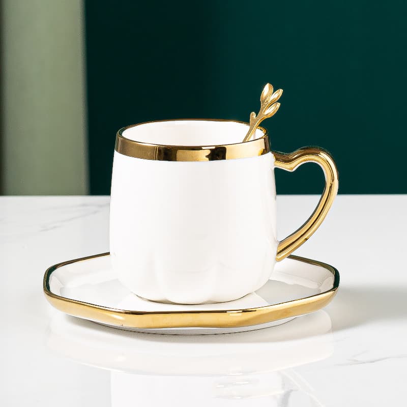 Juego de taza de café de cerámica