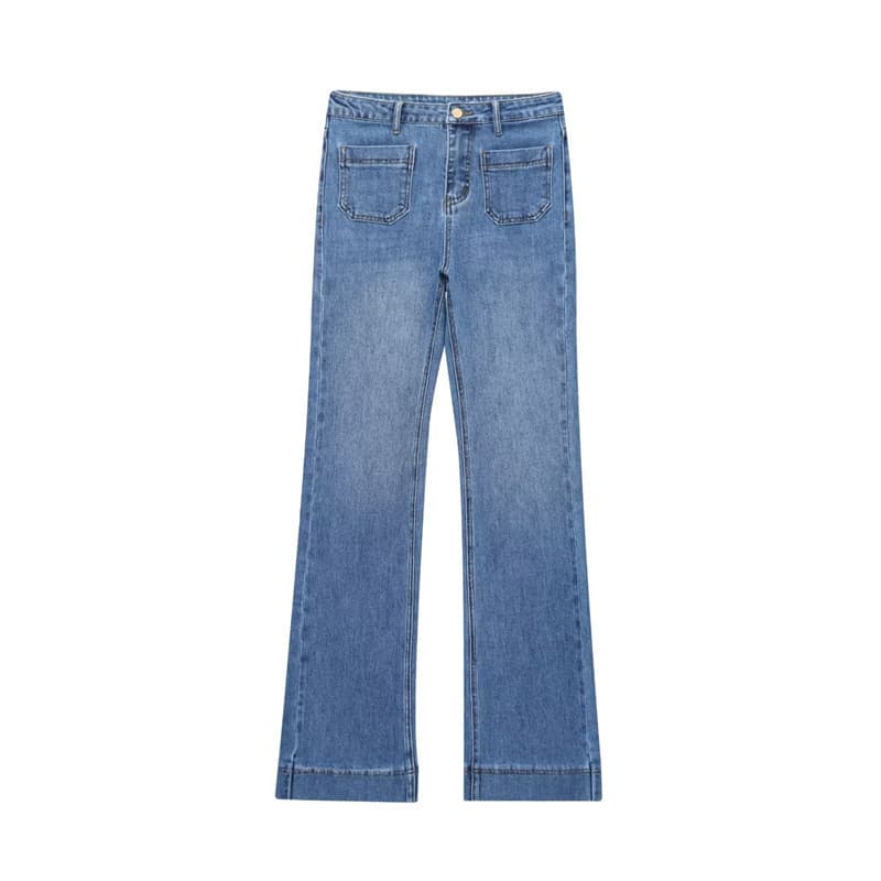 Pantalones vaqueros cortos de talle alto con detalles