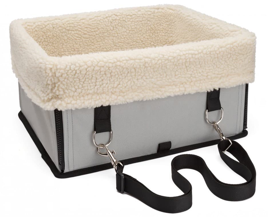 Correa de seguridad plegable y ajustable para auto mascotas