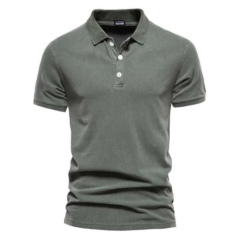 Polo deportivo hombre manga corta corte holgado