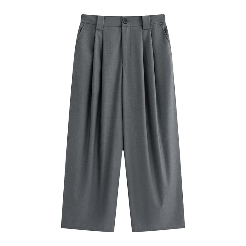 Pantalones de traje rectos versátiles para el trabajo