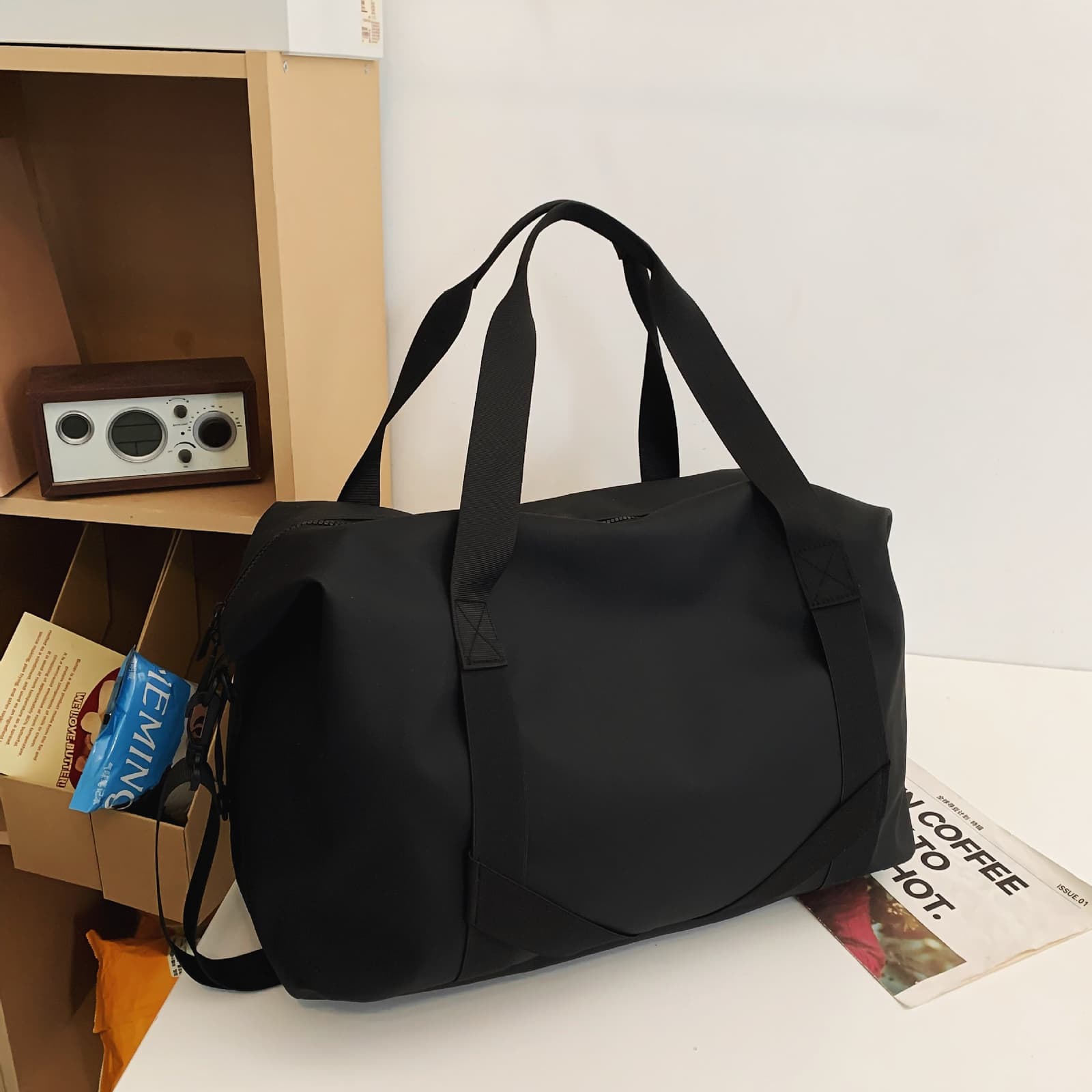 Mochila cruzada de tela Oxford, transpirable y resistente