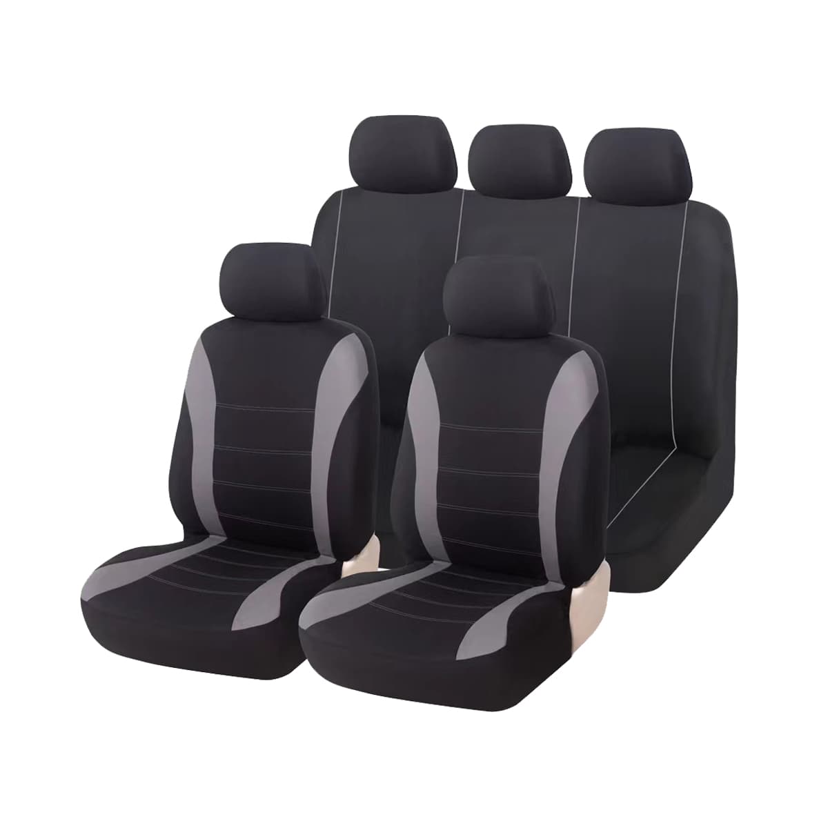 Funda para asientos de auto 5 piezas, diseño clásico, espesor 2mm