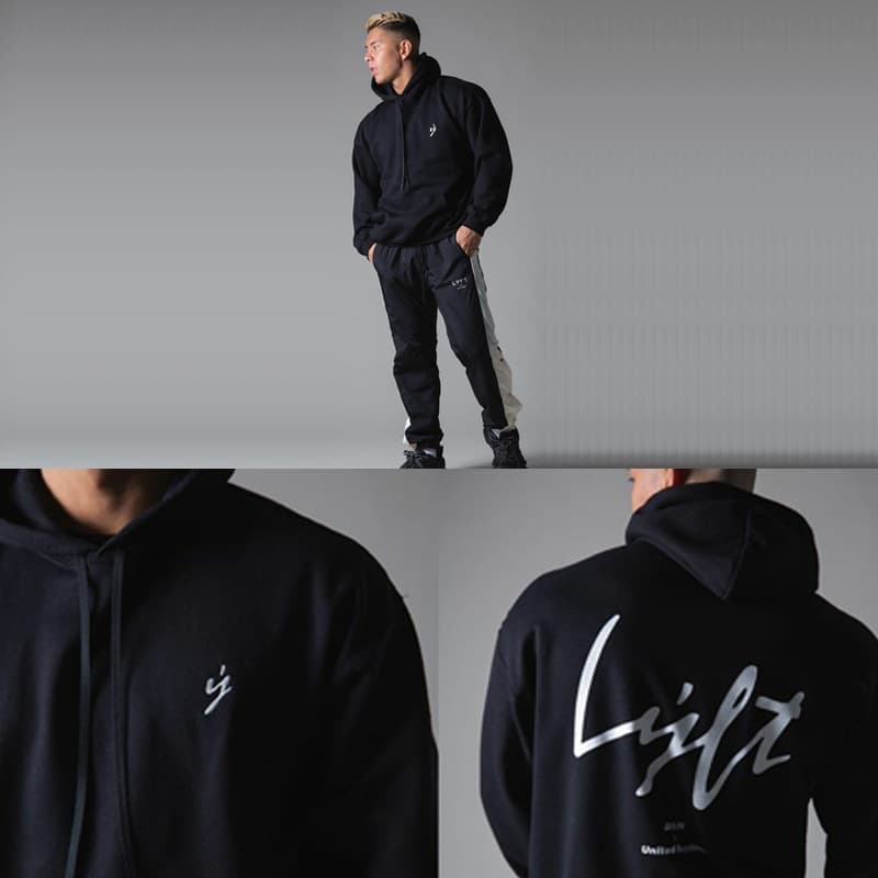 Sudadera con capucha deportiva de algodón