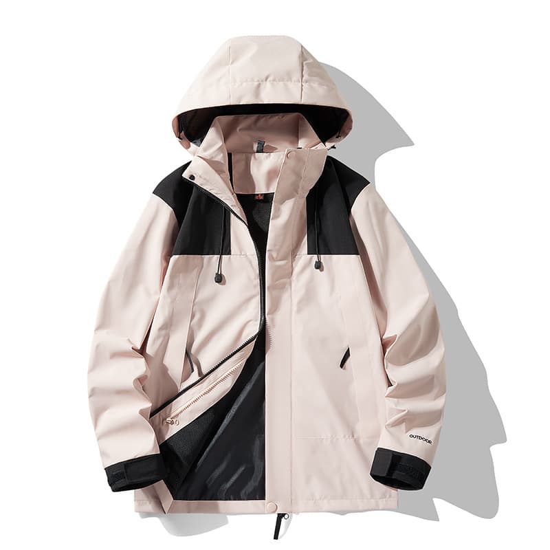 Chaqueta de montaña impermeable con mangas desmontables