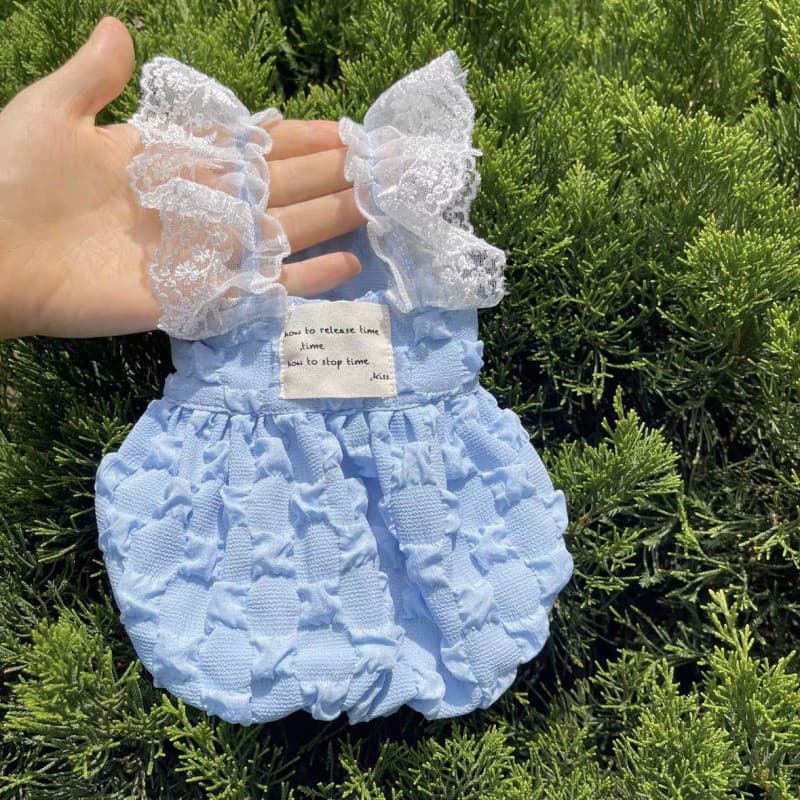 Falda de tirantes bicolor para mascota