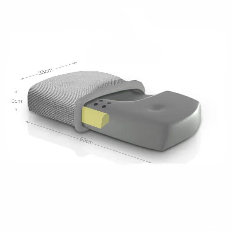 Almohada de espuma viscoelástica para cuello con masaje