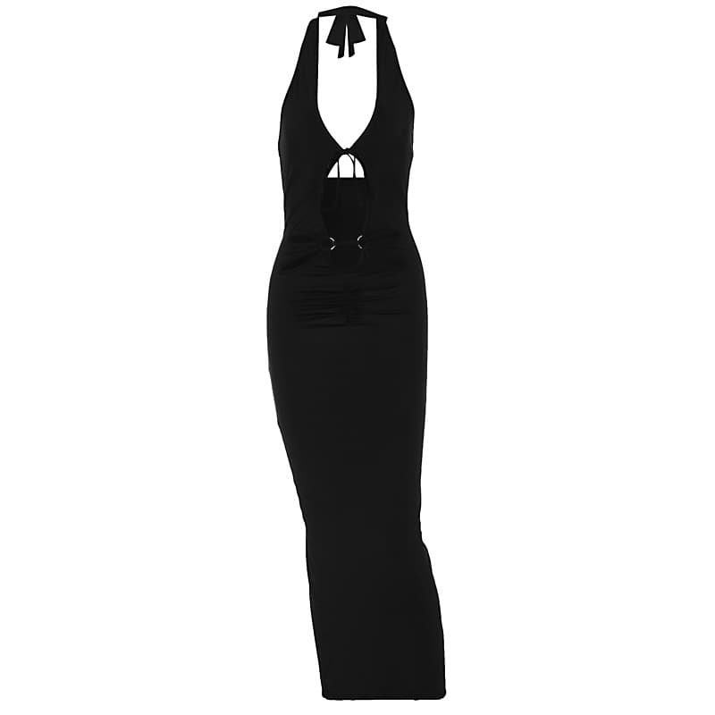 Vestido para mujer ajustado con detalles calados