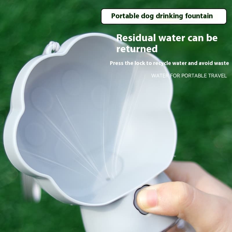 Botella portátil de agua para mascotas