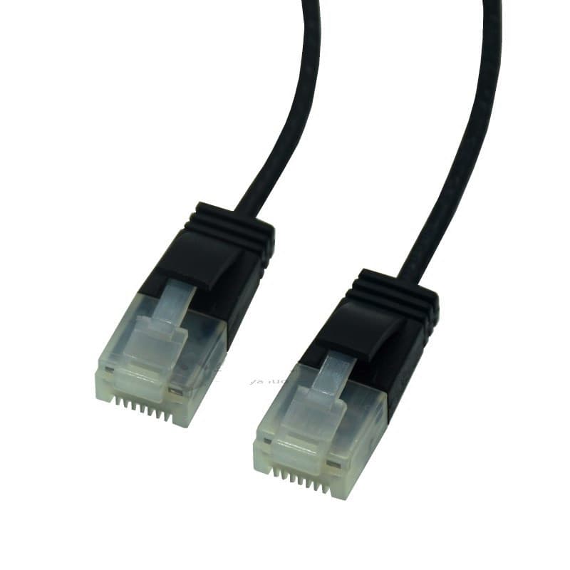 Cable Ethernet Cat6 ultra delgado RJ45 ángulo recto