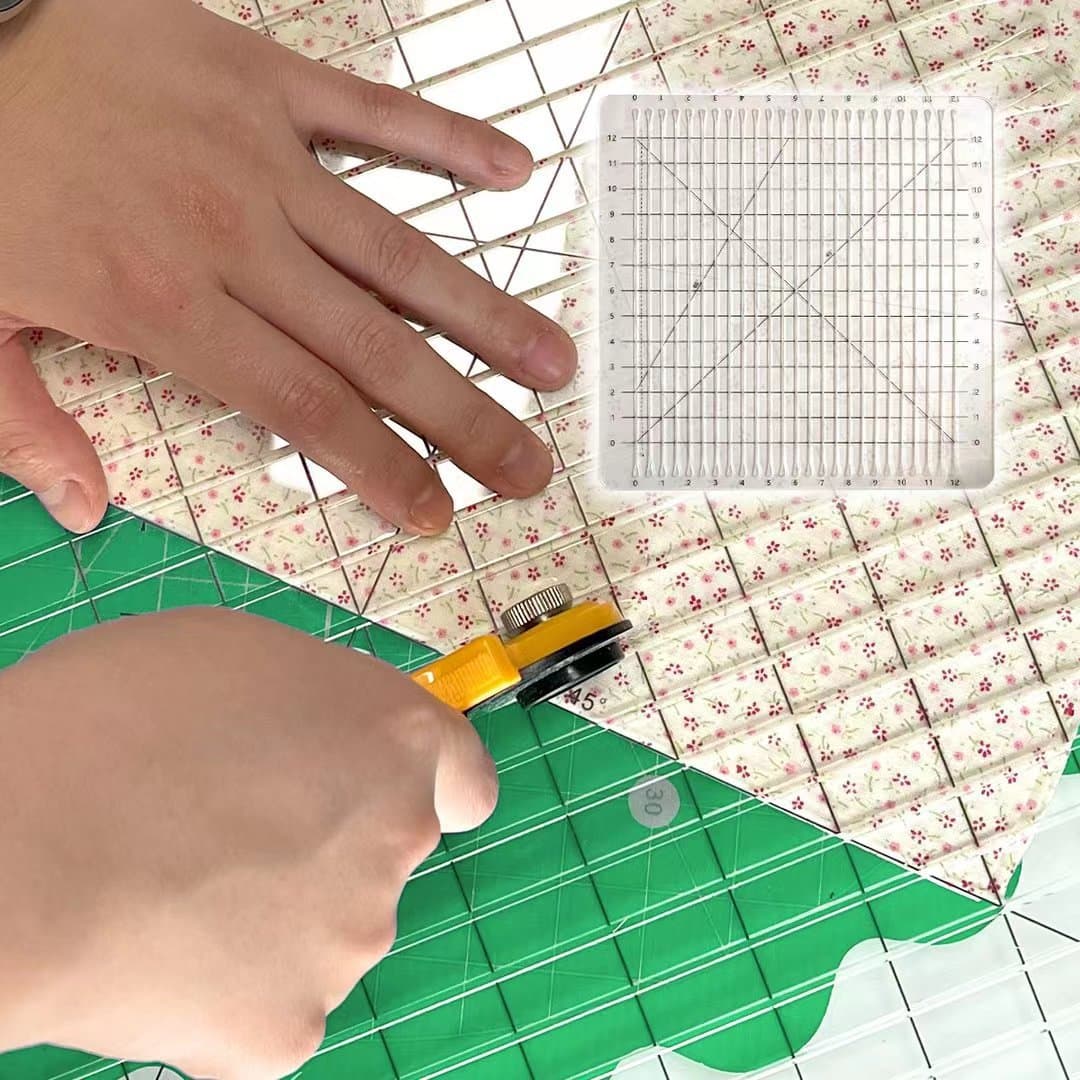 Plantilla de corte 5 en 1 para quilting