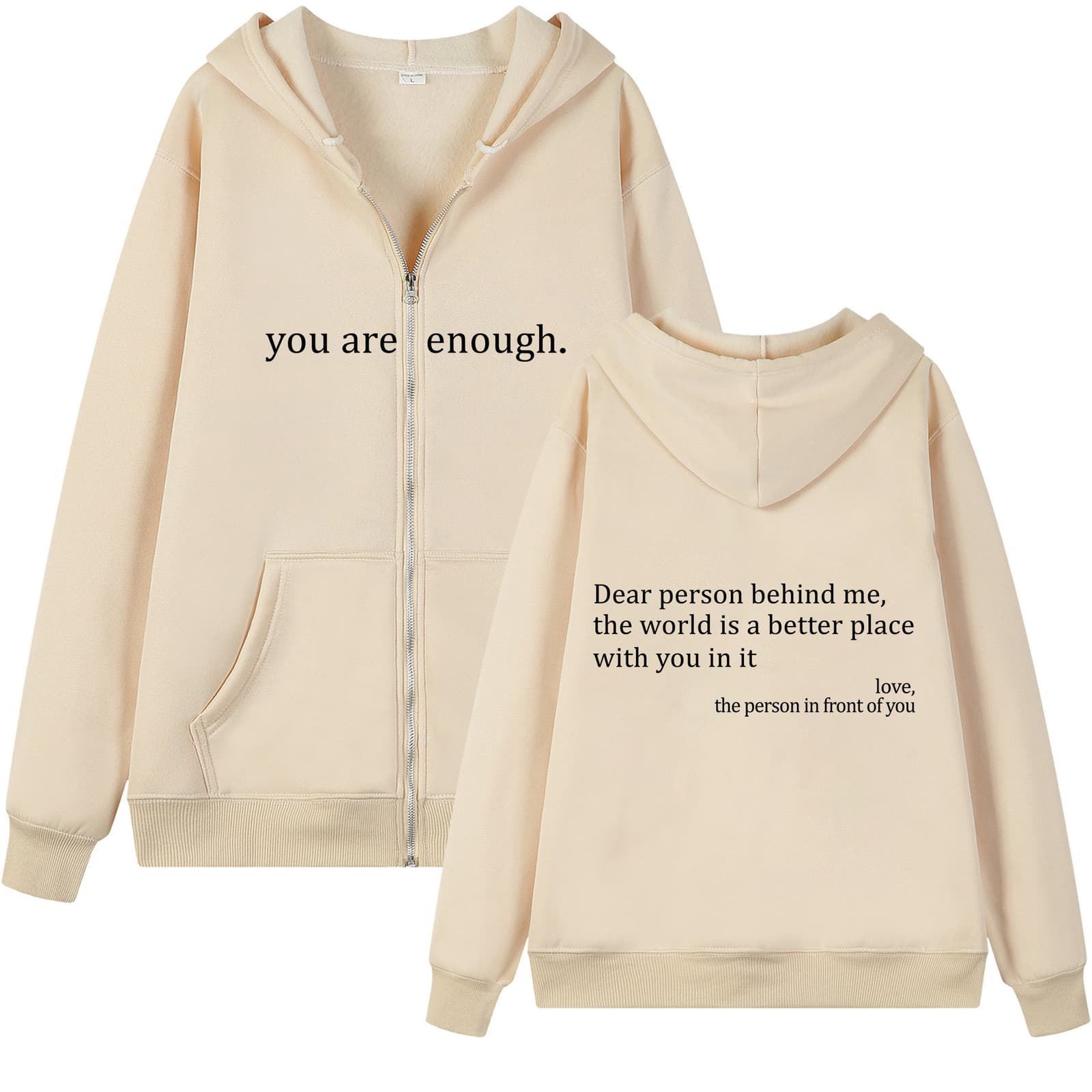 Sudadera con capucha de talla grande y cordones