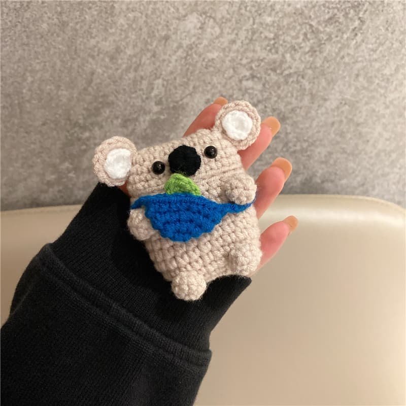 Funda tejida para auriculares modelo Koala
