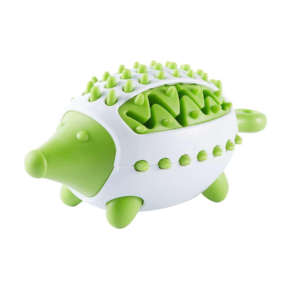 Juguete para perros con forma de erizo y dispensador de alimento