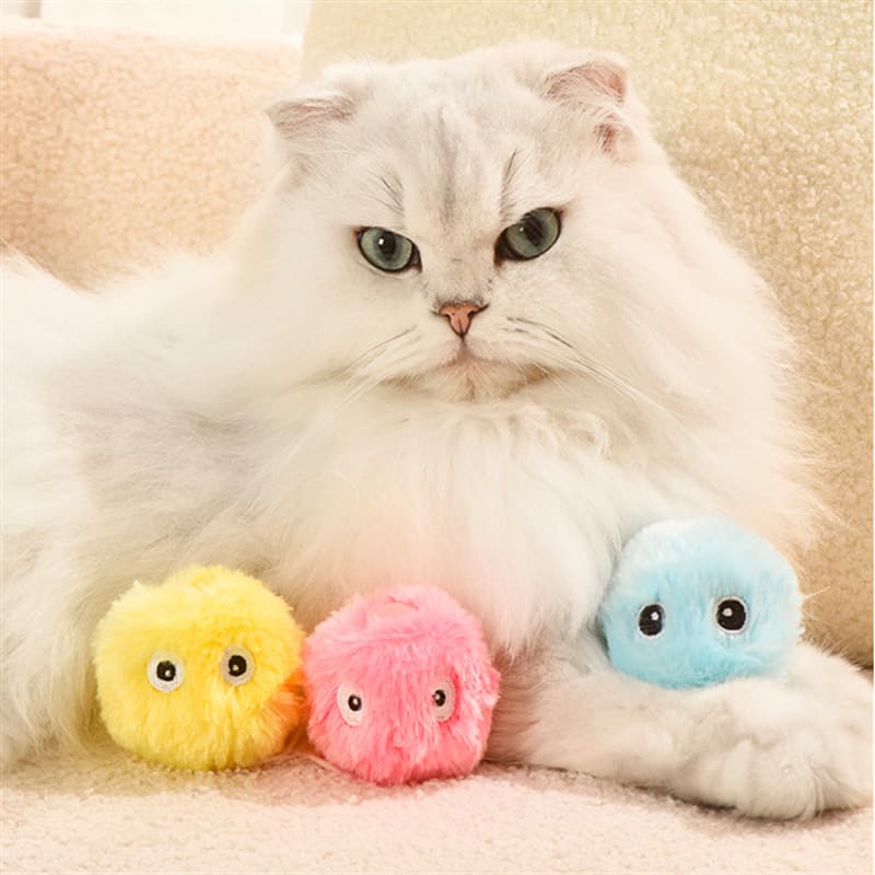 Juguete luminoso para gatos con sonido y catnip