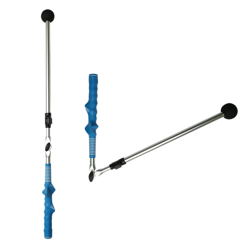 Entrenador de swing de golf plegable y extensible