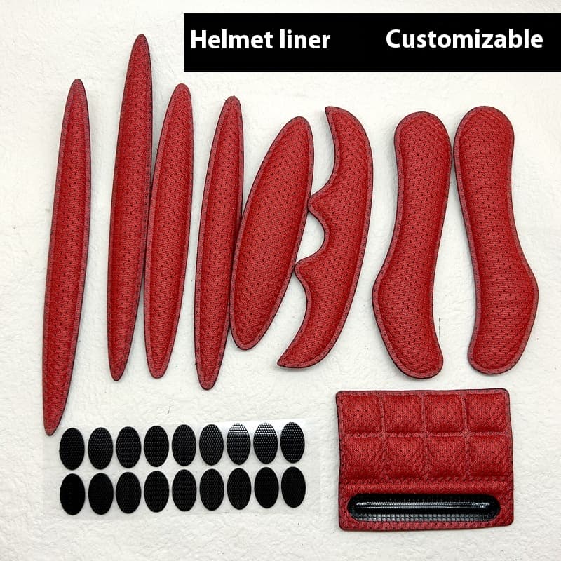Almohadilla de barbilla moldeada para casco de moto y bicicleta