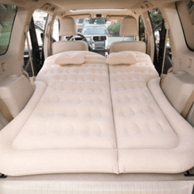 Cama inflable plegable para asiento trasero del auto