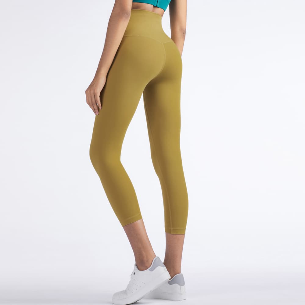 Pantalones yoga de cintura alta con control abdominal y cadera