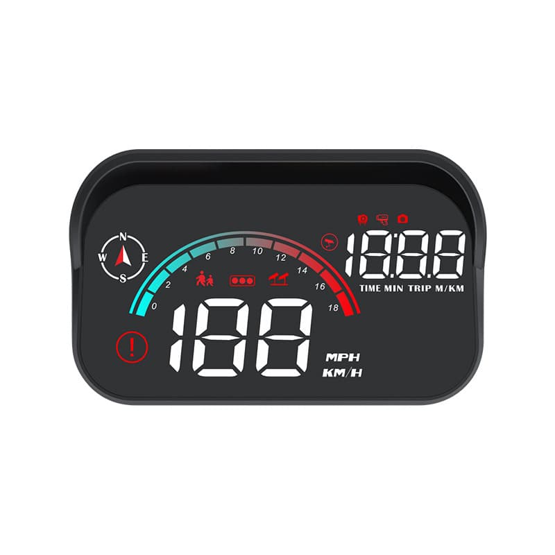 Proyector HUD GPS velocidad brújula resolución HD