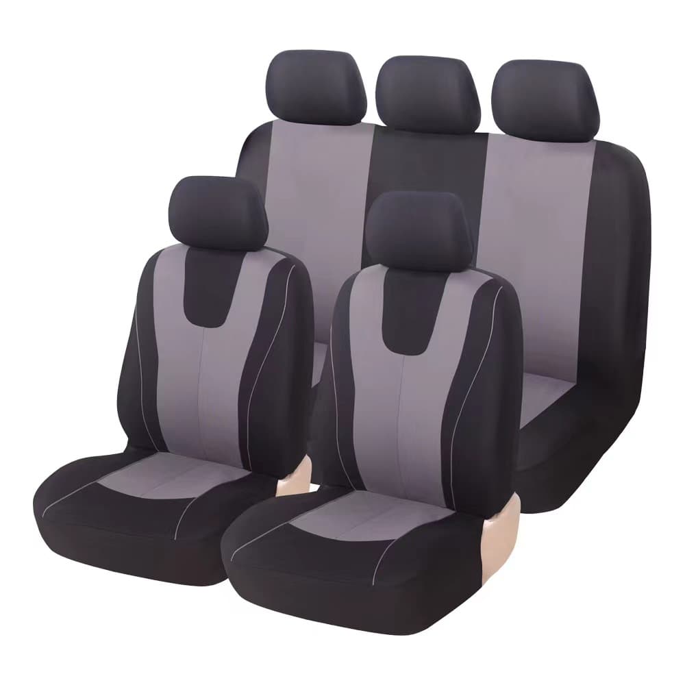 Funda completa para 5 asientos de auto, set de 9 piezas