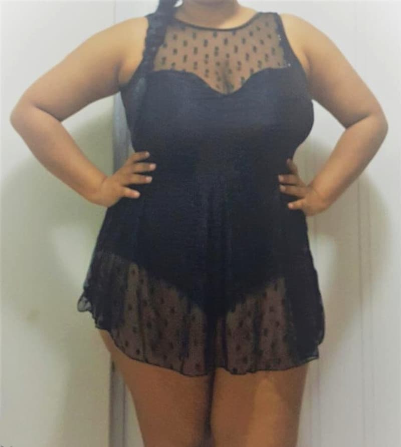Traje de baño de una pieza para tallas grandes