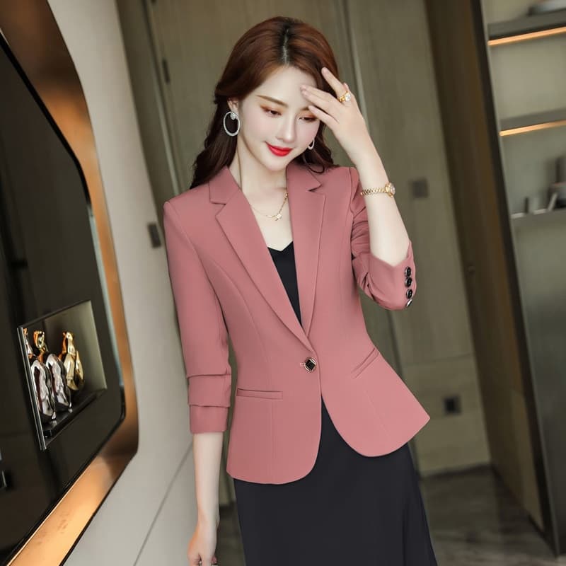 Blazer coreano ajustado ceñido ejecutivo