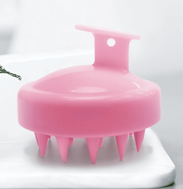 Cepillo de silicona para masajear el cabello