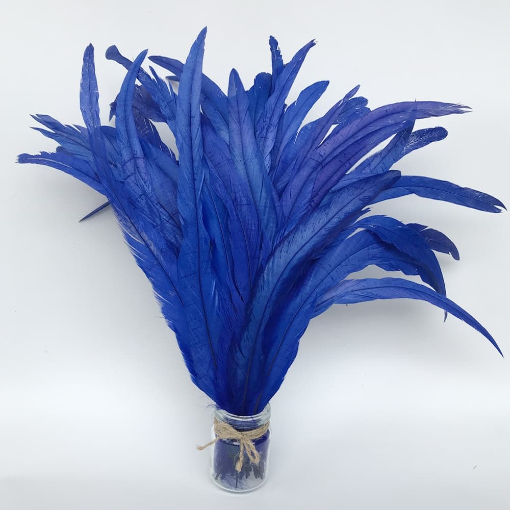 Plumas de cola de gallo 30-35cm para manualidades DIY