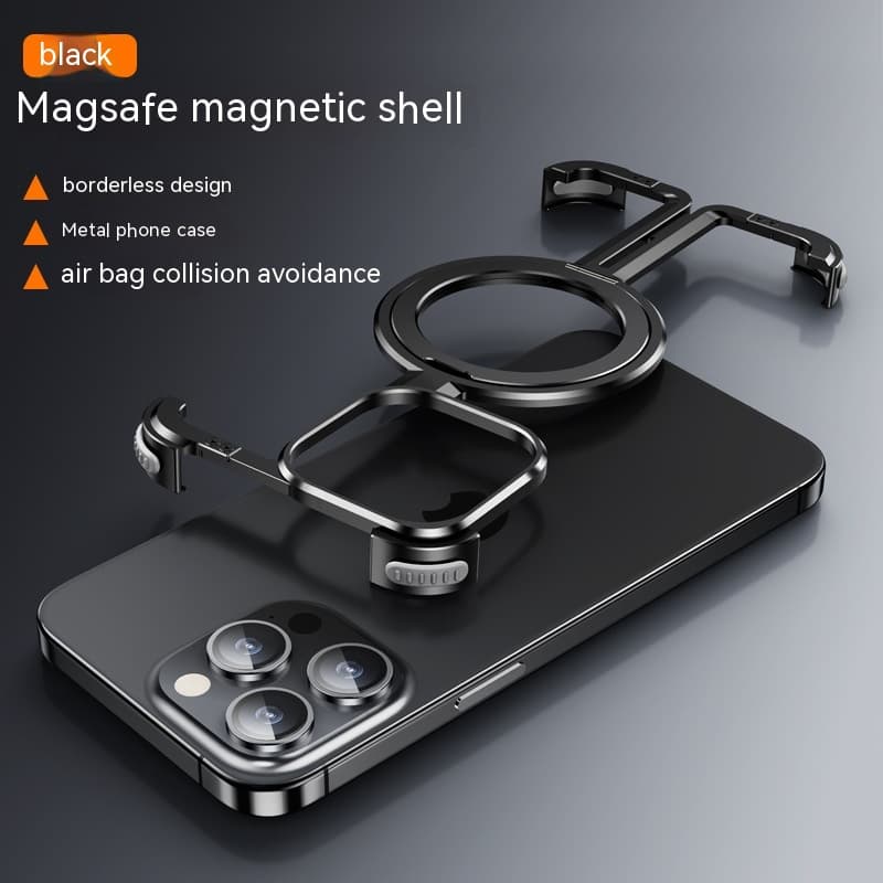 Funda teléfono metal airbag protección golpes