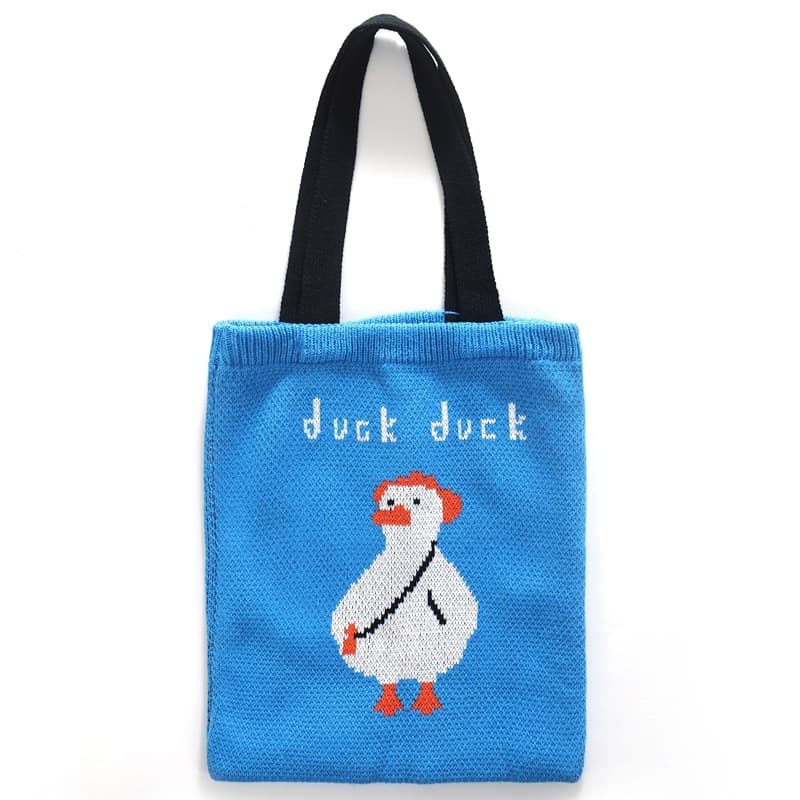 Bolsa de hombro con diseño de muñeco de nieve