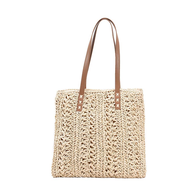Bolsa tejida estilo coreano minimalista