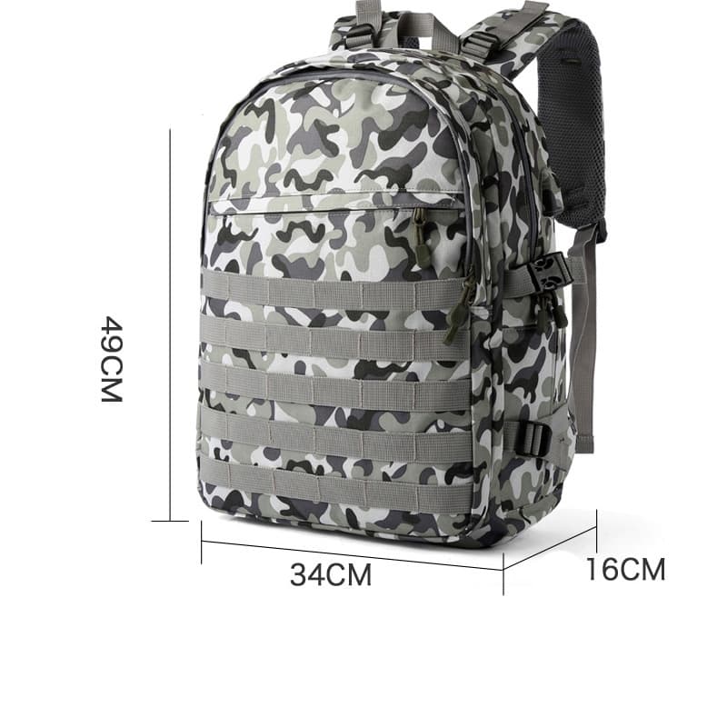 Mochila de poliéster con diseño gaming y cierre seguro
