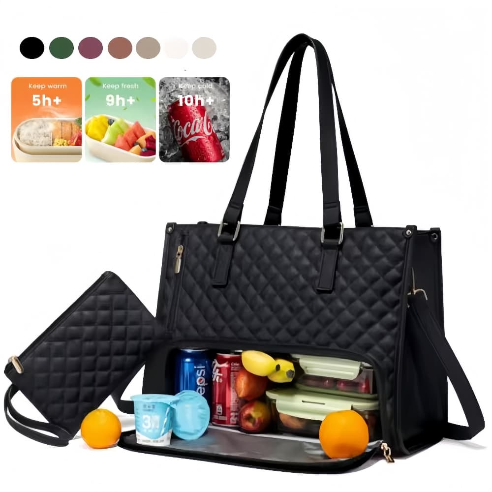 Bolsa de almuerzo aislante impermeable para mujeres