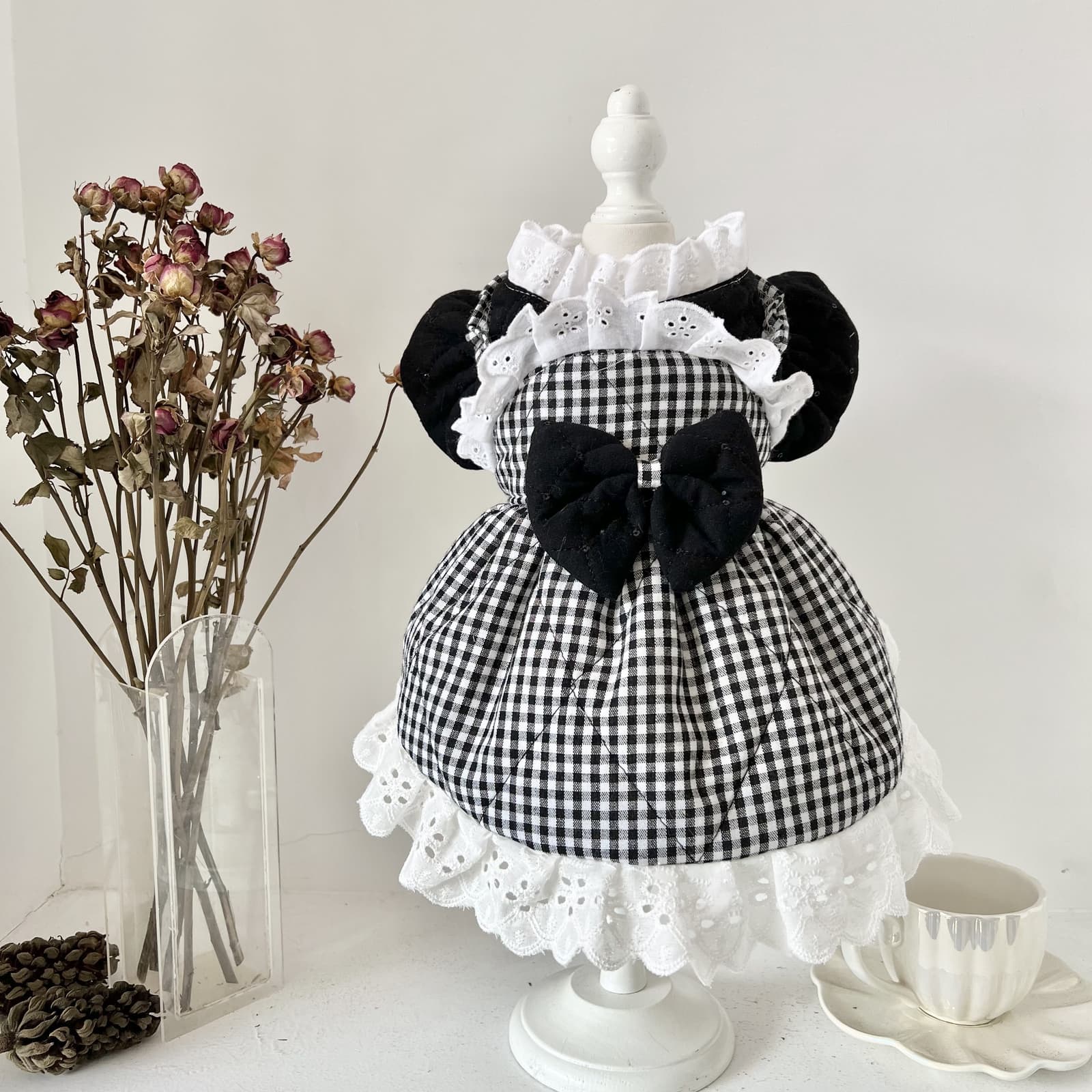 Ropa de invierno para gatos con acolchado