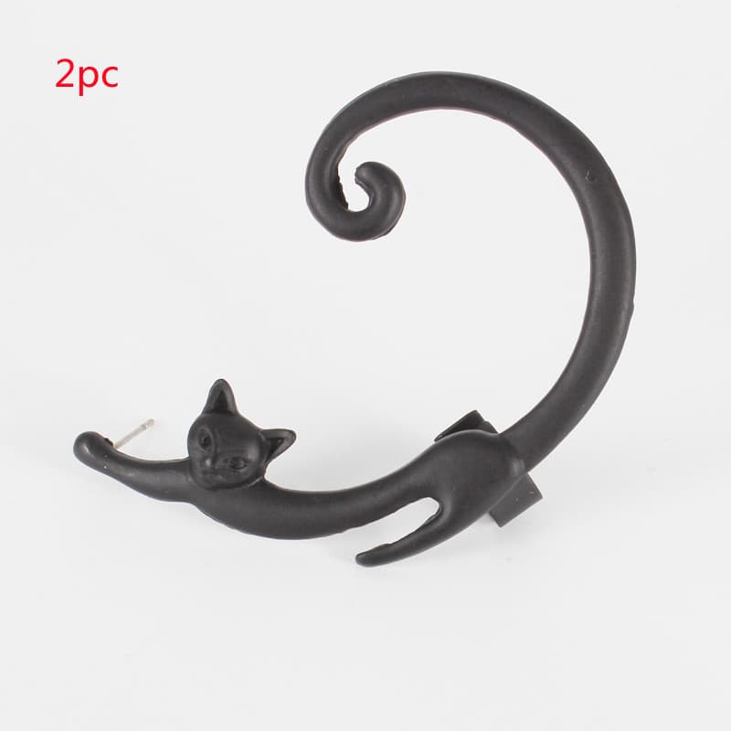 Arete punk estilo gato