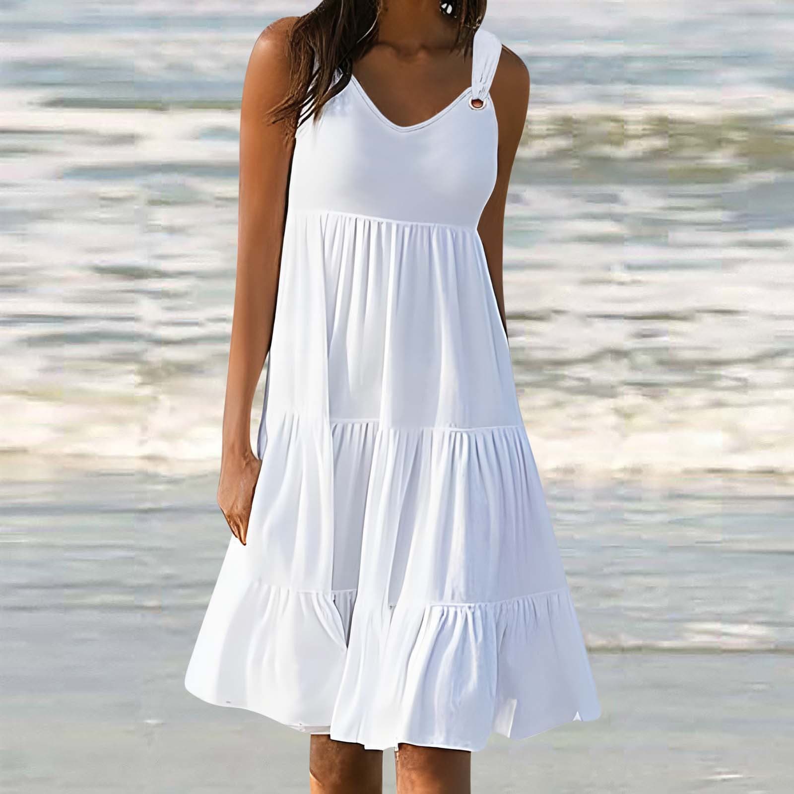 Vestido casual elegante sin mangas