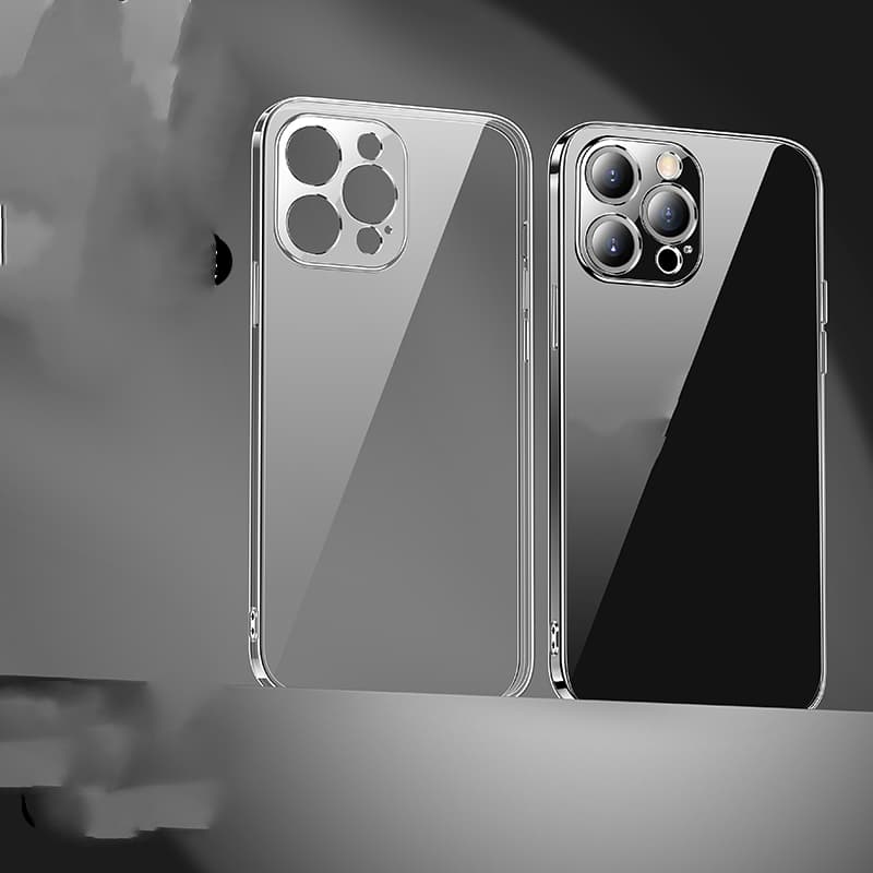Funda protectora para iPhone 13 con diseño transparente