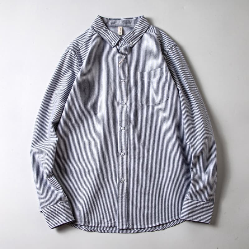 Cardigan hombre casual de franjas retro
