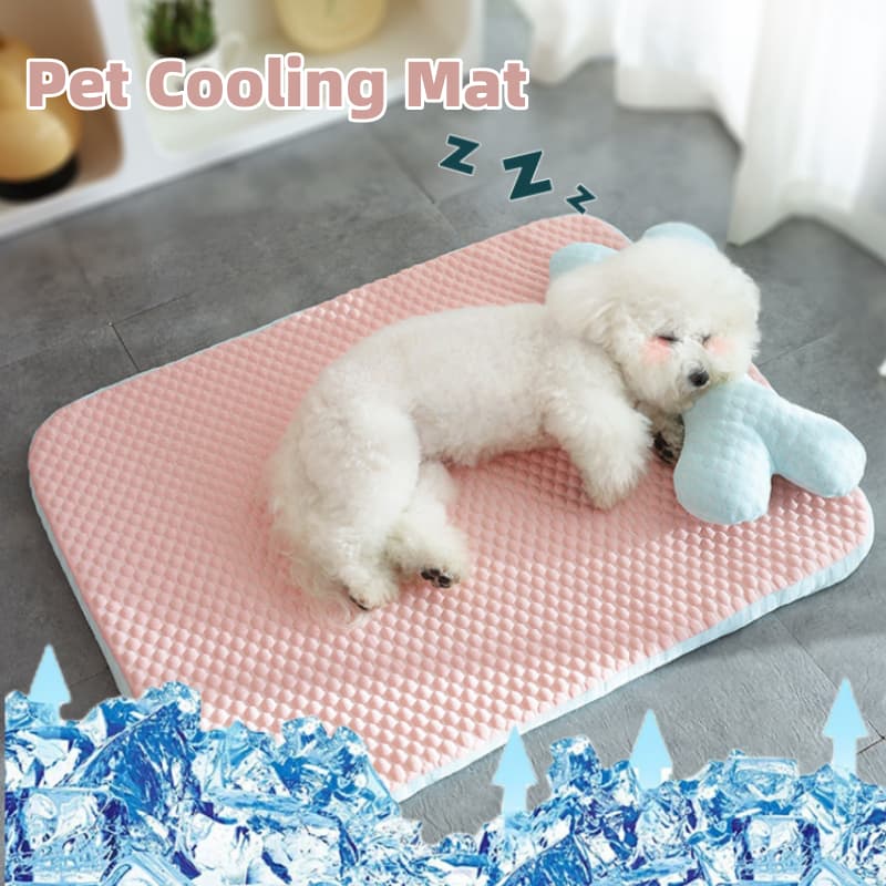 Cama refrescante para perros con tela transpirable