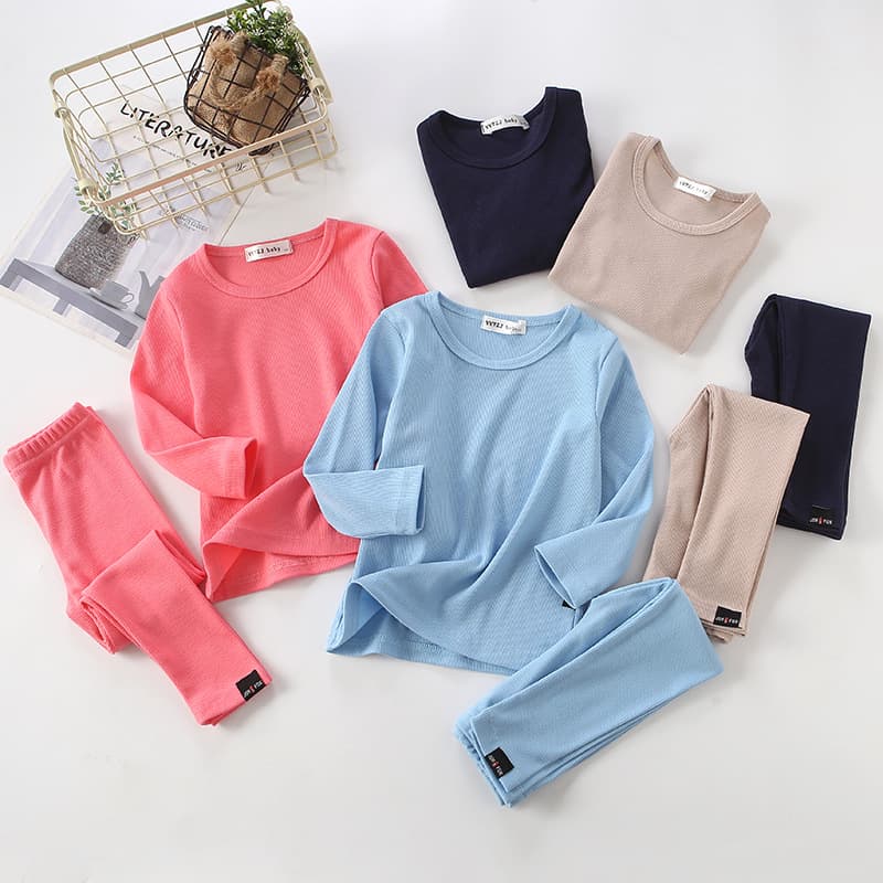 Pijama para niño algodón manga larga otoño invierno