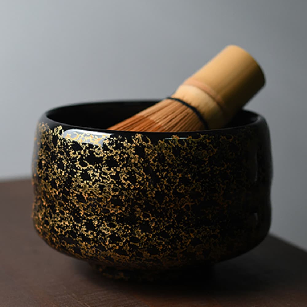 Tazón matcha japones con diseño Zen