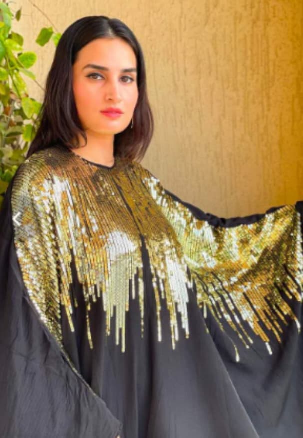 Vestido de seda con estampado de cielo estrellado