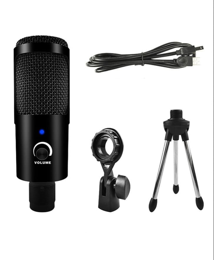 Micrófono condensador USB para computadora