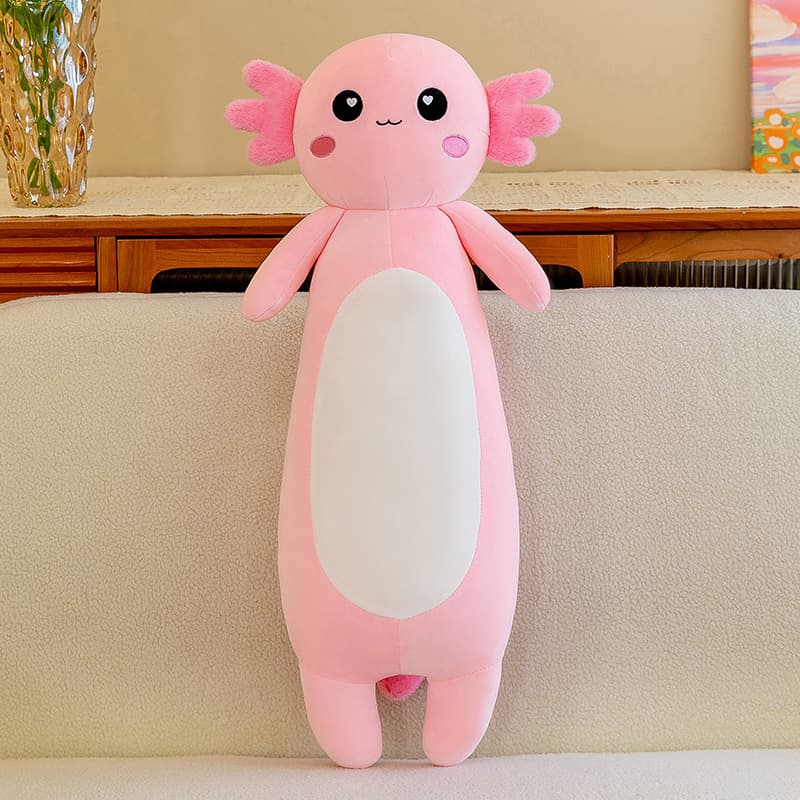 Peluche salamandra multicolor suave juguete
