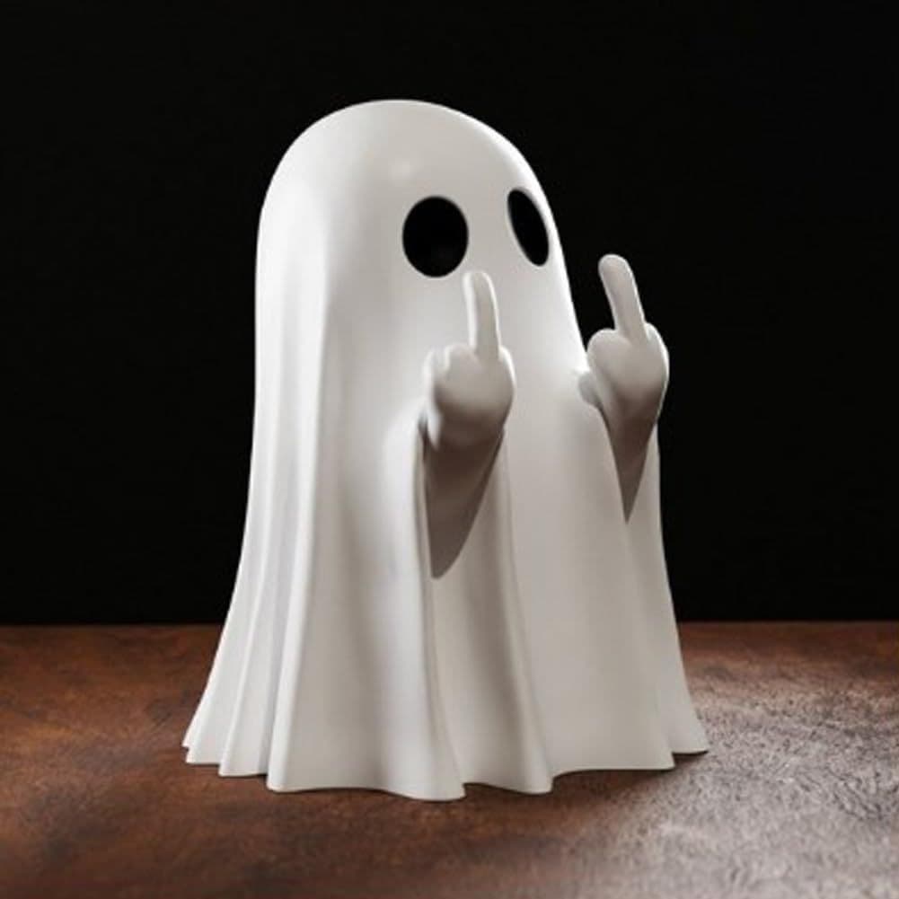 Figuras decorativas de fantasmas en resina para Halloween