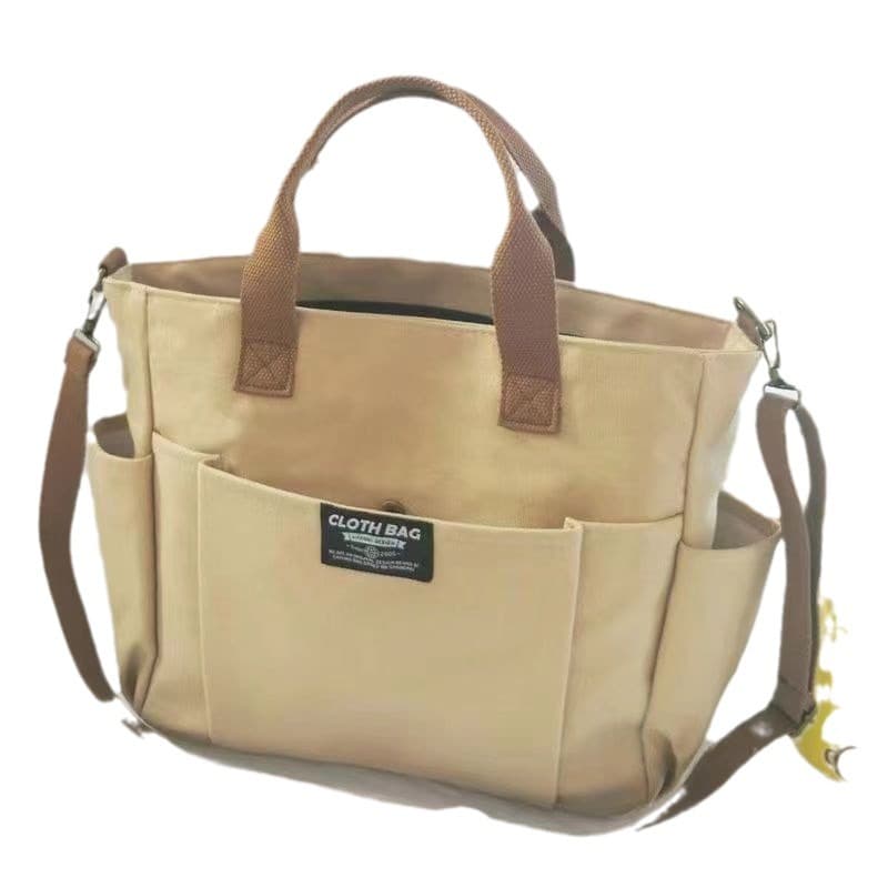 Bolsa de lona con gran capacidad para viajes y trabajo