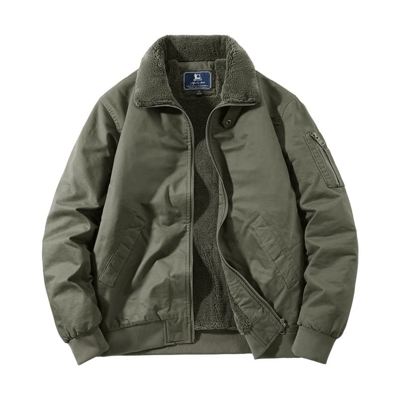 Chaqueta acolchada para hombre talla grande